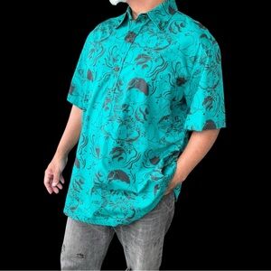 Nake’u Awai Hawaiian Shirt Pullover Men’s 2XL